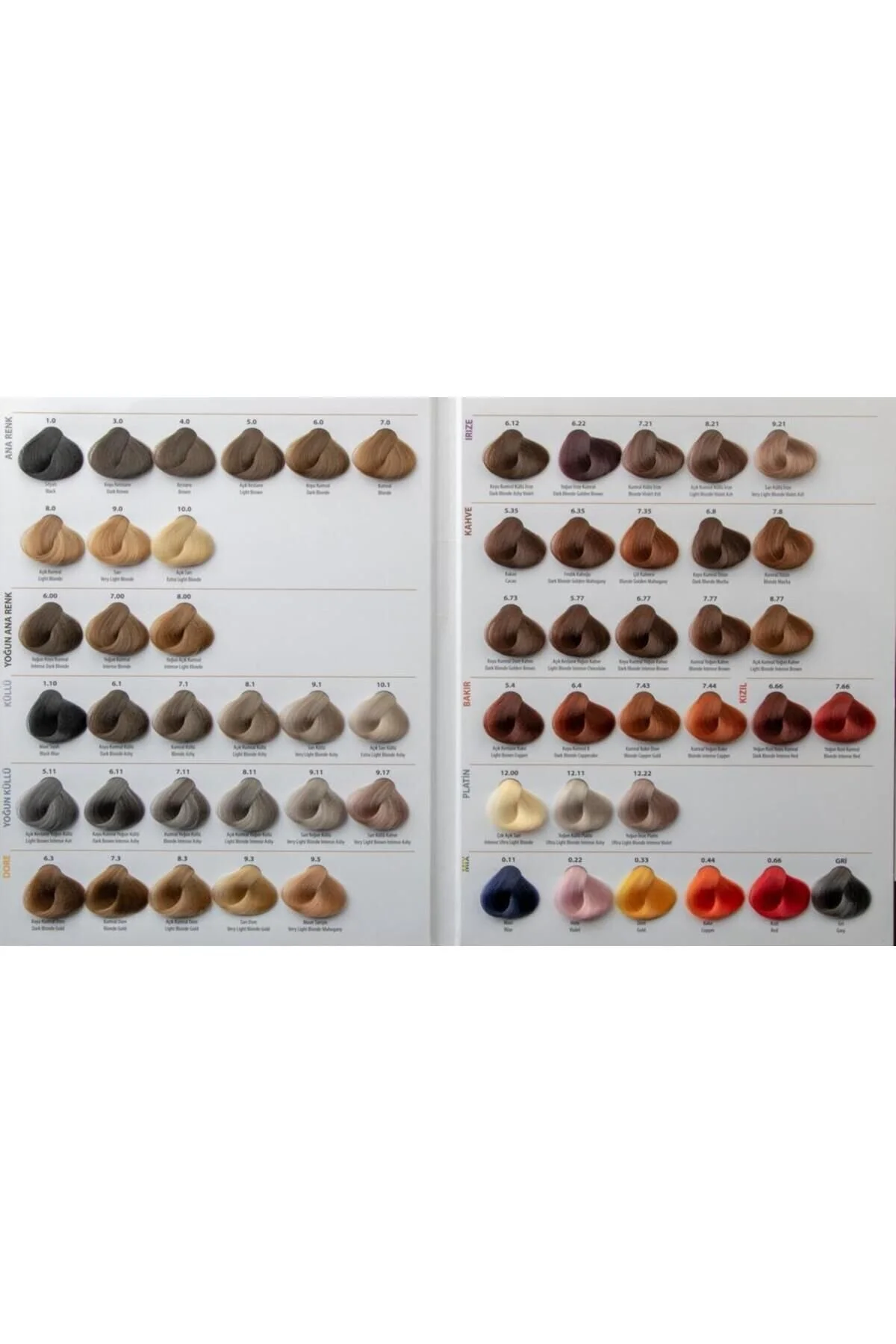 XPRO HARMONY 7.0 KUMRAL SAÇ BOYASI 60 ML