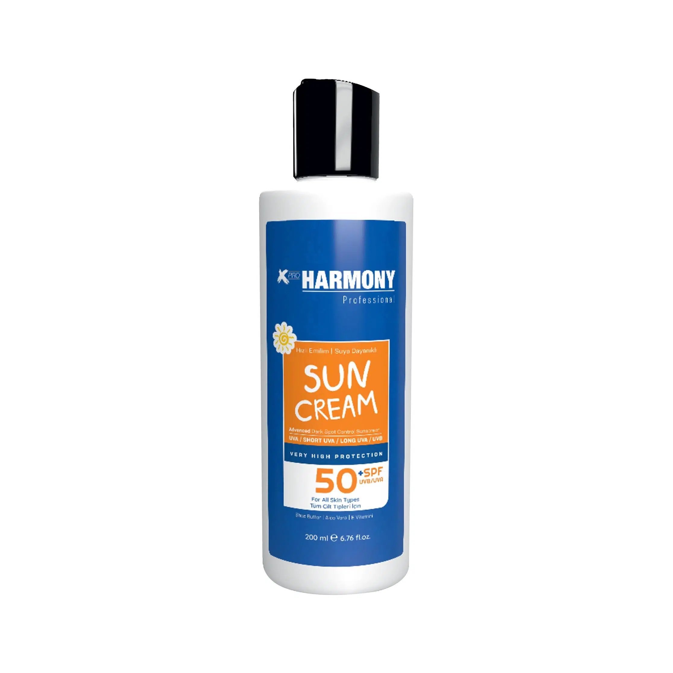 X Pro Harmony Sun Cream 50 SPF+ UVB / UVA Suya Dayanaklı Güneş Kremi 200 ml